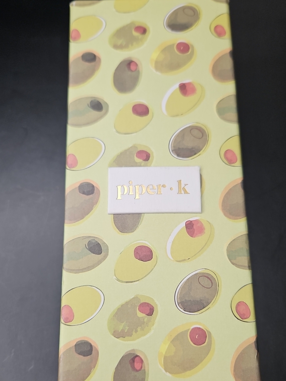 Piper-K Sparkling Olives And Gold MARTINI Keychain/ Purse Charm - NWT In Box - Picture 9 of 10